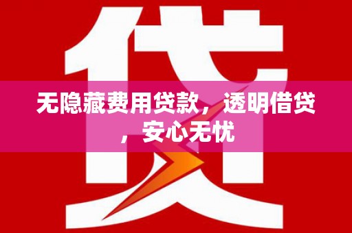 伊宁无隐藏费用贷款，透明借贷，安心无忧