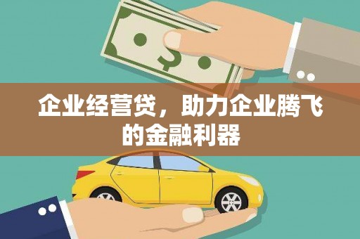 伊宁企业经营贷，助力企业腾飞的金融利器