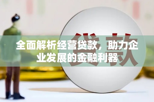 伊宁全面解析经营贷款，助力企业发展的金融利器