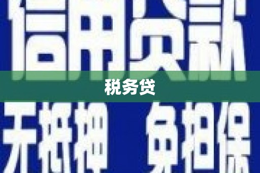 伊宁税务贷