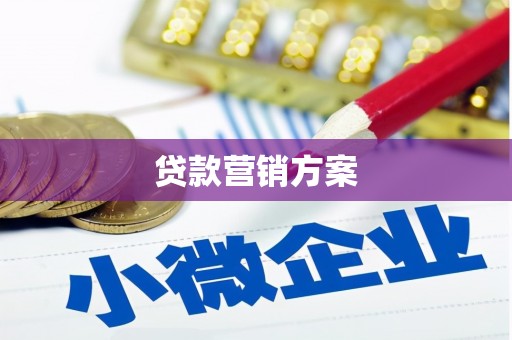 伊宁贷款营销方案