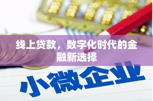 伊宁线上贷款，数字化时代的金融新选择