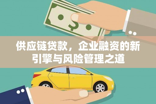 伊宁供应链贷款，企业融资的新引擎与风险管理之道