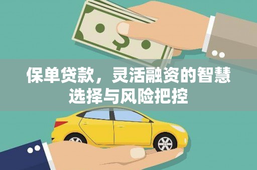 伊宁保单贷款，灵活融资的智慧选择与风险把控