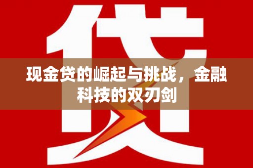 伊宁现金贷的崛起与挑战，金融科技的双刃剑