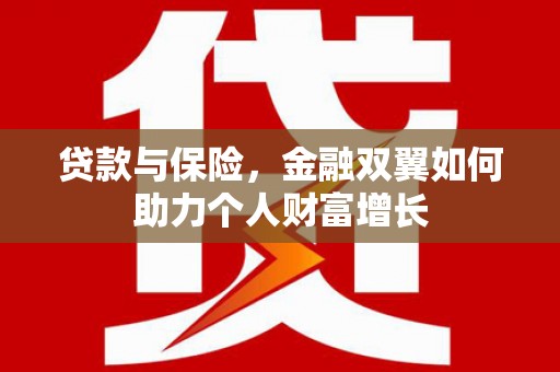 伊宁贷款与保险，金融双翼如何助力个人财富增长