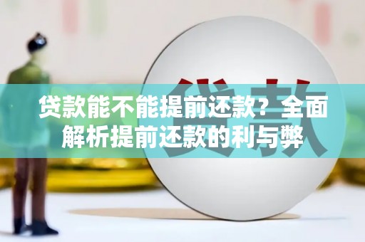伊宁贷款能不能提前还款？全面解析提前还款的利与弊