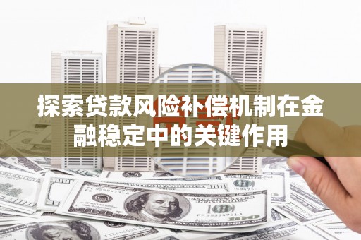伊宁探索贷款风险补偿机制在金融稳定中的关键作用