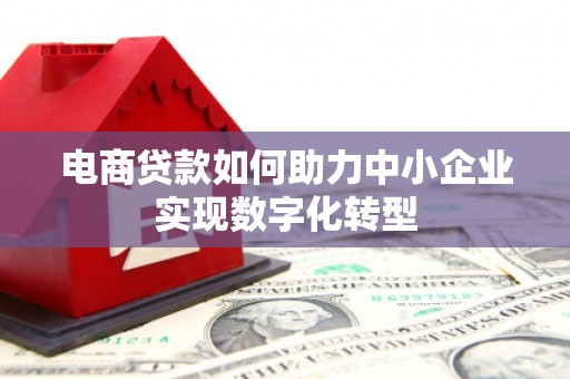 伊宁电商贷款如何助力中小企业实现数字化转型
