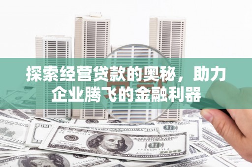 伊宁探索经营贷款的奥秘，助力企业腾飞的金融利器