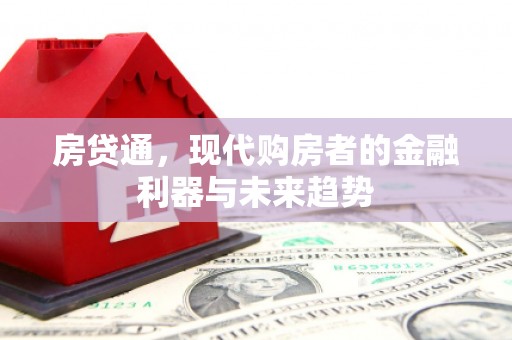 伊宁房贷通，现代购房者的金融利器与未来趋势