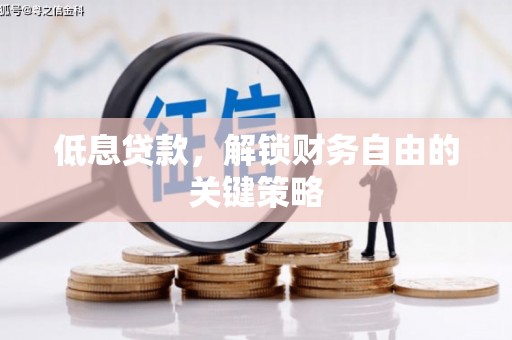 伊宁低息贷款，解锁财务自由的关键策略