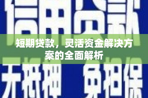 伊宁短期贷款，灵活资金解决方案的全面解析