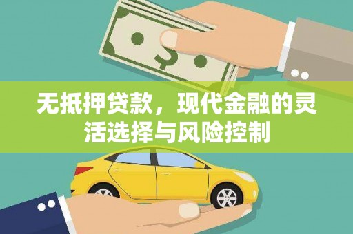 伊宁无抵押贷款，现代金融的灵活选择与风险控制