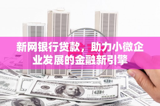 伊宁新网银行贷款，助力小微企业发展的金融新引擎