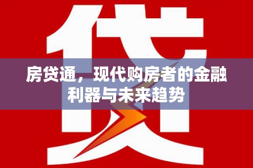 伊宁房贷通，现代购房者的金融利器与未来趋势