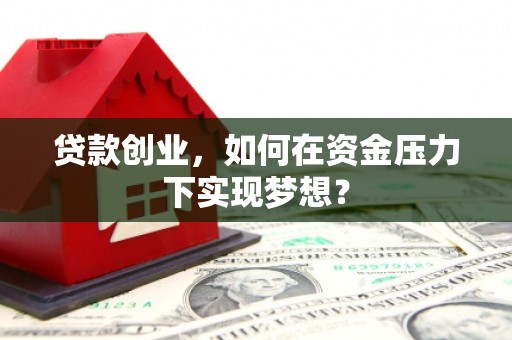 伊宁贷款创业，如何在资金压力下实现梦想？