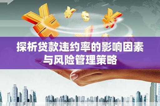 伊宁探析贷款违约率的影响因素与风险管理策略