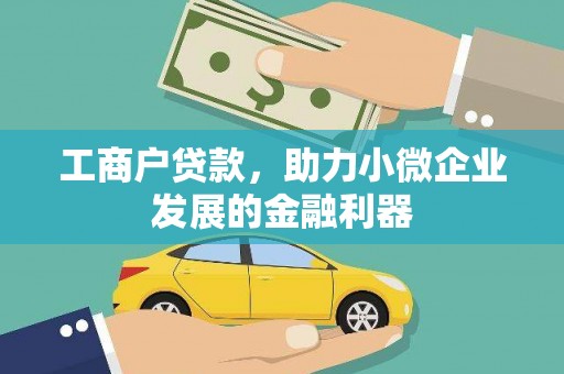 伊宁工商户贷款，助力小微企业发展的金融利器