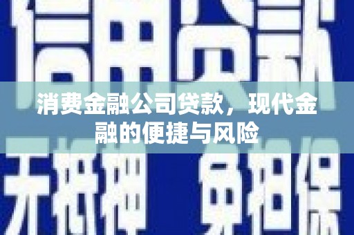 伊宁消费金融公司贷款，现代金融的便捷与风险