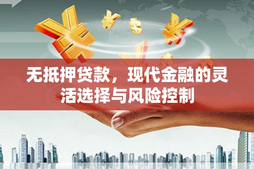 伊宁无抵押贷款，现代金融的灵活选择与风险控制