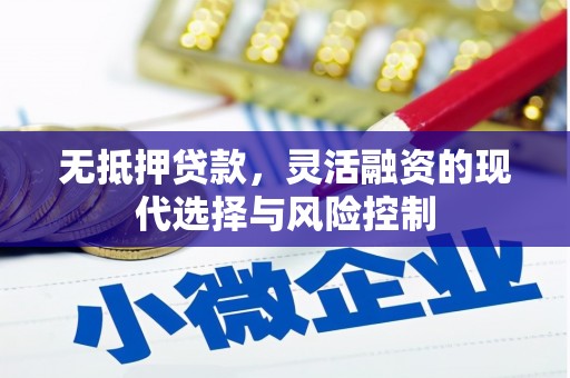 伊宁无抵押贷款，灵活融资的现代选择与风险控制