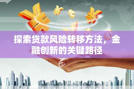 伊宁探索贷款风险转移方法，金融创新的关键路径