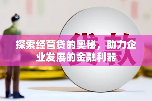 伊宁探索经营贷的奥秘，助力企业发展的金融利器