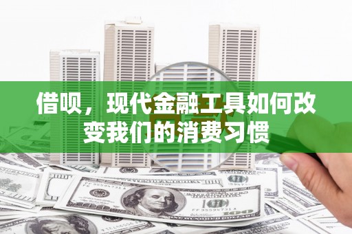 伊宁借呗，现代金融工具如何改变我们的消费习惯