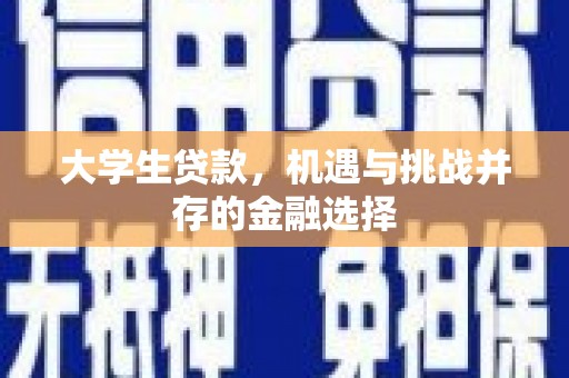 伊宁大学生贷款，机遇与挑战并存的金融选择