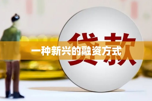 伊宁一种新兴的融资方式