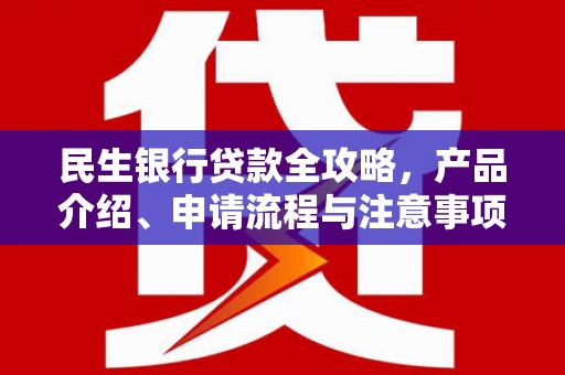 伊宁民生银行贷款全攻略，产品介绍、申请流程与注意事项